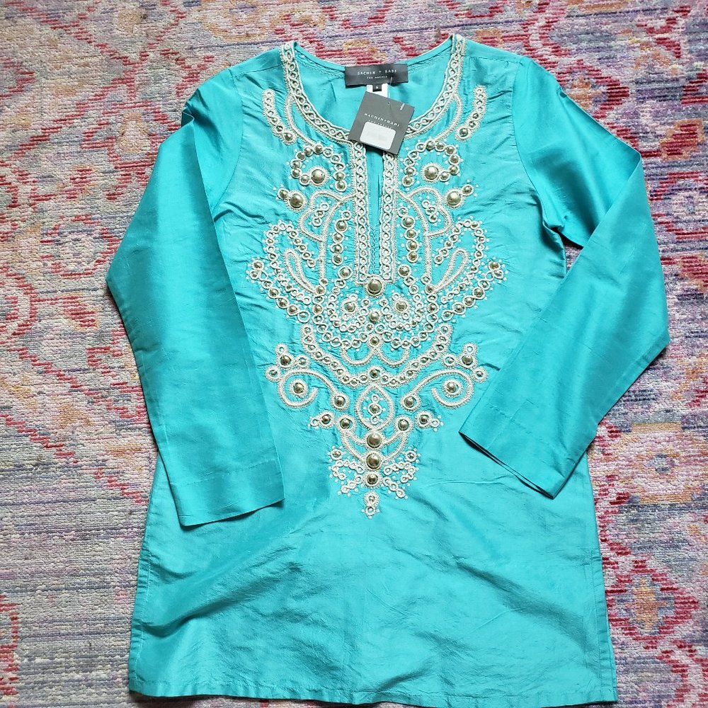 Beaded Silk Tunic - From Barney's NY